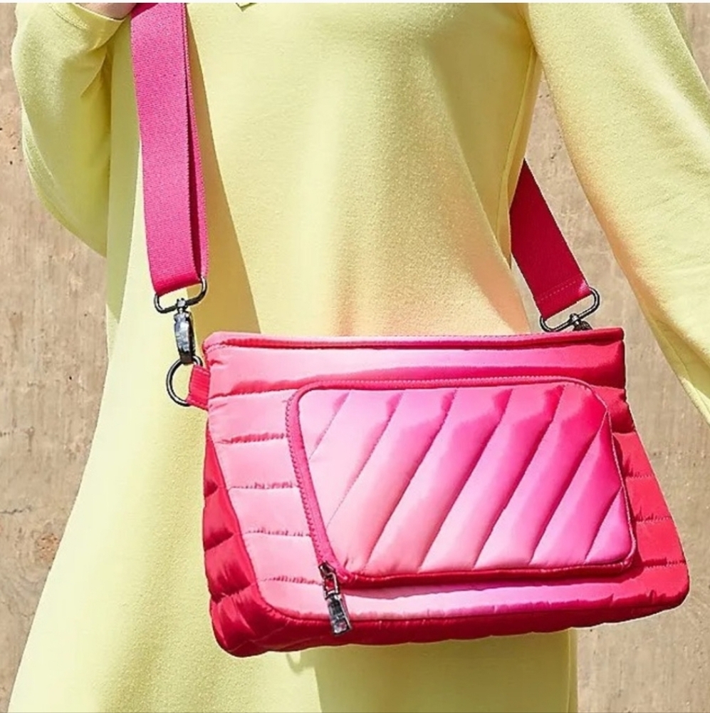 Think Royln Bank Street XL Crossbody with Pouch RFID NEW $197
